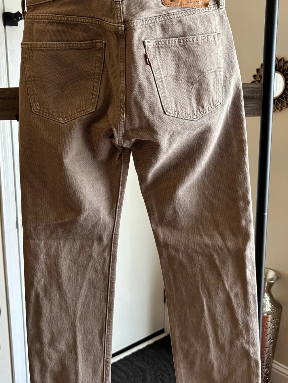 Levi's 501® Straight Jeans in gray color